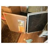 Window screen and corkboard