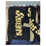 (2) Steelers throw blankets