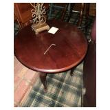 Small round end table