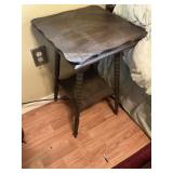 Spindle leg table smaller accent piece