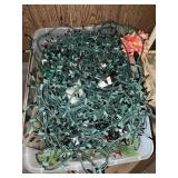 Tote of Christmas lights previously displayed ,