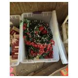 Tote of flower decor