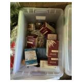 Tote of Christmas lighting
