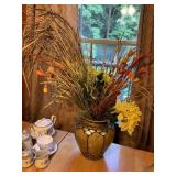 Beautiful wild weed and flower display
