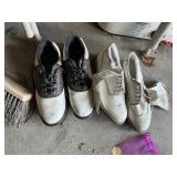 2 pair of golf shoes size unknown