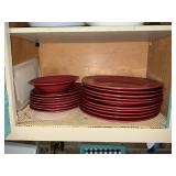 Plates bowls and cups clean out