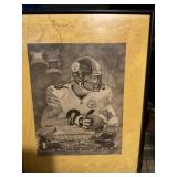 W.Hobbs print of a Steelers player