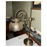 Desk top lamp has been repaired but still in