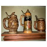 (3) Beer steins