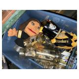 Small tote of Steelers decor and cups
