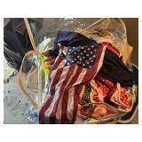 Bag of misc. neck gators and bandannas