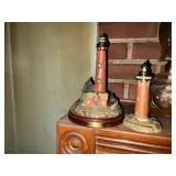 (2) decor light houses