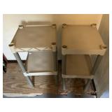 Plastic shelf