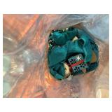 Teal Christmas decorations