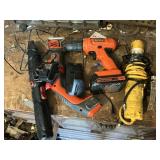Fluorescent trouble light, and cordless tools,