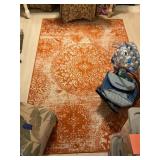 Rug in dining room