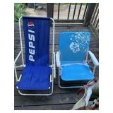 Pepsi and other beach chairs