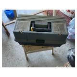 Eagle Claw Fishing tackle box and contents