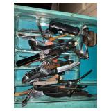 Pizza cutter knives forks and other