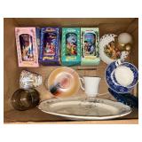 Box lot of misc. glassware