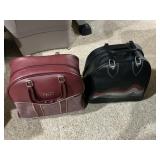 2 Vintage bowling balls and bags