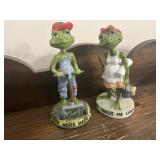 Frog figurines