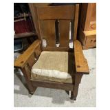 Mission style rocking chair