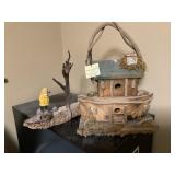Old man of the sea birdhouse decor