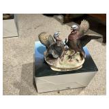 Wild Turkey decanter that is empty with original
