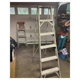 6 foot aluminum stepladder (older style)