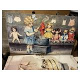 Diamon dyes and other doll metal sign