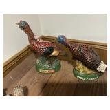 2 Wild Turkey decanters empty no boxes