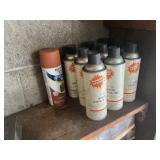 Power spray paint -white  few of the have