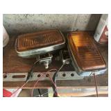 Vintage style amber fog lights
