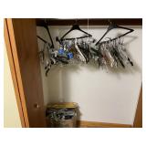 Large lot of hangers