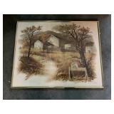 Rustic countryside scene