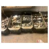 Hardware in small metal boxes