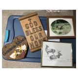 Wall decor lot 4 pieces