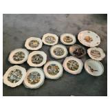 State plates, federal eagle bowl and others