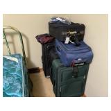 Luggage in corner