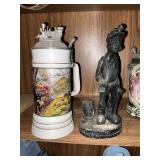 Train stein and crushed coal figure