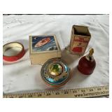Tin Apollo saucer toy (made in West Germany) and