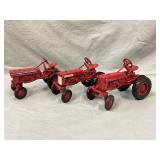 (3) 1/16 Farmall IH Cubï¿½s
