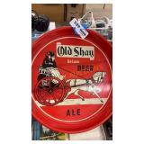 Vintage old shay beer tray
