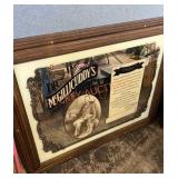 Vintage bar mirror Dr.McGillicuddys