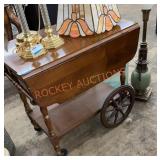 Vintage Hitchcock tea trolley