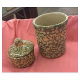 Rosenville salt crock lot