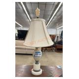 Vintage marble table lamp