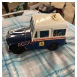 Vintage western stamping corp. bank mail truck