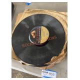 Vintage record lot and record cleaner